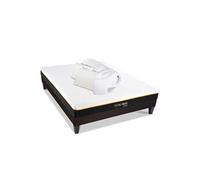 - Pack Prêt à dormir OLYMPE 90x190 cm - Matelas Mémoire de forme + Sommier + Accessoires