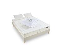 NUIT DE COTON - Pack Prêt à dormir PRELUDE 2.0 160x200 cm - Matelas Latex + Sommier + Accessoires