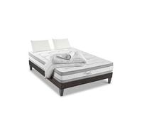 HYPSOM - Pack Prêt à dormir ROYAL 5* 140x190 cm - Matelas Mémoire de forme + Sommier + Accessoires