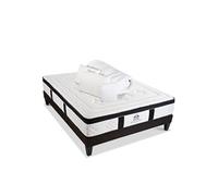 Pack Prêt à dormir SUITE DIVINE 90x200 cm - Matelas Mémoire de forme + Sommier + Accessoires