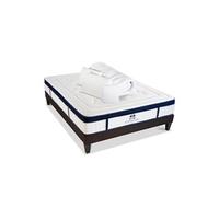 Pack Prêt à dormir SUITE PRINCIERE 180x200 cm - Matelas Micro-ressorts + Sommier + Accessoires