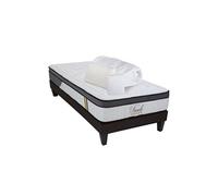 Pack Prêt à dormir TIVOLI 90x200 cm - Matelas Mémoire de forme + Sommier + Accessoires