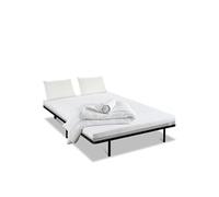 - Pack Prêt à dormir VENUS 90x190 cm - Matelas Mousse Haute Densité + Sommier Métal + Accessoires