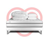 Pack prêt a dormir VITAL SPA 180 x 200 cm sommier Kit blanc