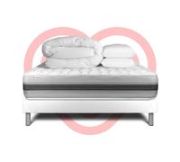 Pack prêt a dormir VITALSPRING RECOVER 160 x 200 cm sommier Kit blanc