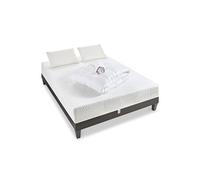 Pack Prêt à dormir VOSGES 180x200 cm - Matelas Mousse Haute Densité + Sommier + Accessoires