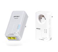Pack Prises CPL WIFI 600 MBPS - WEP, WPA-PSK, WPA2-PSK, WPA-PSK/ WPA2-PSK, Point d?Accès Wi-Fi