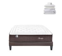 Ensemble prêt à dormir PRIVILEGE - Victoire 15cm Blanc 140 x 190 cm
