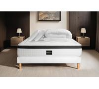 Pack Privilège 180 x 200 cm sommier Kit Blanc