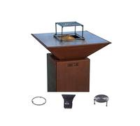 Pack Privilege Brasero Auvergnat Corten Normal Carre 62 Simple Cuve