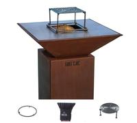 Pack Privilege Brasero Auvergnat Corten Normal Carre 62 Simple Cuve