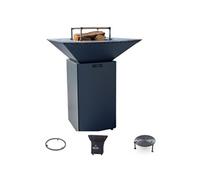 Pack Privilege Brasero Cevenol Acier Normal Carre 74 Gris Anthracite Double Cuve