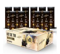 Pack Pro 8 Déclencheurs + 10 Jets de Scène Or 3 Mètres / 60 Secondes + Télécommande pour Machine d'allumage deOR