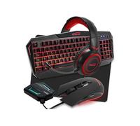 Pack Pro Gamer AMSTRAD REDEMPTION-SWITCH007: Clavier, Souris, Tapis, Casque & convertisseur PC PS3/4 Xbox 360/ONE/S/X Switch