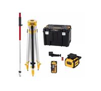 DeWalt Pack pro niveau laser rotatif DCLE05211RL-XJ horizontal faisceaux rouges 600m IP66