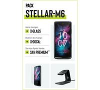 PACK PRO Smartphone STELLAR-M6 (128+6GB) Sans chargeur + X-DOCK E + X-GLASS - CROSSCALL - 1401999901139