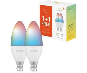 Pack promotionnel d'ampoules intelligentes RGB+CCT - Ampoule intelligente Hombli E14