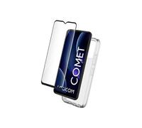 Pack Protection 2-en-1 Coque Souple pour Logicom Comet et Protège-Ecran 9H Transparent