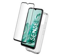 Pack Protection 2-en-1 Coque Souple pour Logicom SENSE et Protège-Écran 9H,
