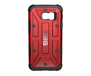 Pack Protection Coque et Verre d'Écran pour Galaxy S6 Antichocs Rouge / Noir