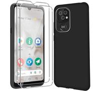 Pack Protection Doro 8100/8100 Plus : Coque Souple Tpu Antidérapante + 2 Verres Trempés ¿ Finesse, Bords Surélevés Et Protection 360°