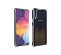 Pack Protection Galaxy A50 / A30s Coque Souple + Film Verre Trempé Transparent