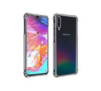 Avizar Pack Protection Galaxy A70 Coque Souple + Film Verre Trempé 9H
