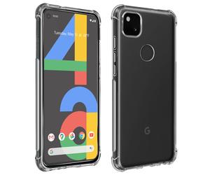 Pack Protection Google Pixel 4A Coque Souple + Verre Trempé Transparent