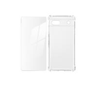 Pack Protection Google Pixel 6a Coque Renforcée + Verre Trempé Transparent