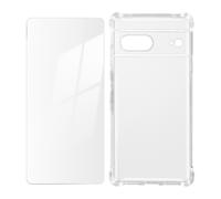 Pack Protection Google Pixel 7 Coque Renforcée + Verre Trempé Transparent