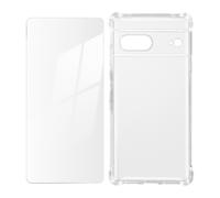 Pack Protection Google Pixel 7 Coque Renforcée + Verre Trempé Transparent
