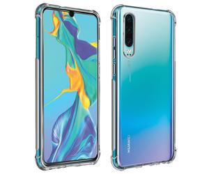 Pack Protection Huawei P30 Coque Souple + Film Verre Trempé 9H Transparent