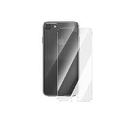 Pack Protection iPhone SE 2022 / 2020 / 8 / 7 Coque Silicone Verre Trempé Transparent
