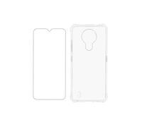 Pack Protection Nokia 1.4 Coque Souple et Verre Trempé Transparent