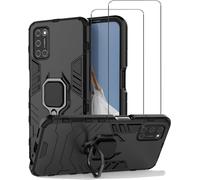 Pack Protection Oppo A52/A72/A92 (4g) - Coque Antichoc Fine + 2 Films Écran Verre Trempé 9h
