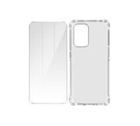 Avizar Pack Protection Oppo A94 5G Coque Souple et Verre Trempé Transparent