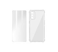 Pack Protection Oppo Reno 5 5G et Find X3 Lite Coque et Verre Trempé transparent Transparent