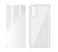 Pack Protection Oppo Reno 5 5G et Find X3 Lite Coque et Verre Trempé Transparent