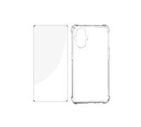 Pack Protection Oppo Reno 8 Lite 5G Coque Renforcée + Verre Trempé Transparent