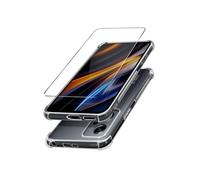 Pack Protection Poco X4 GT Coque Renforcée + Verre Trempé Transparent