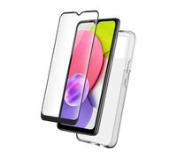 Pack Protection pour Galaxy A03 Coque Antichocs en TPU et Verre d'Écran 9H Transparent