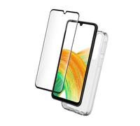 Pack Samsung G A34 5G Coque Transparente + Verre trempé Bigben