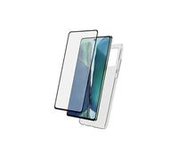 Pack Protection pour Galaxy Note20 Coque Antichocs en TPU et Verre d'Ecran 9H Transparent