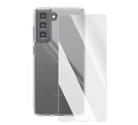 Pack Protection pour Galaxy S21 FE, Coque et Verre Trempé 9H,