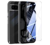 Pack Protection pour Google Pixel 8A Coque Souple et Verre Trempé 9H Mayaxess Transparent