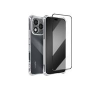 Pack Protection pour Honor 400 Lite Coque Antichoc et Verre Trempé 9H Transparent