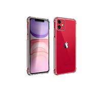 Pack Protection pour iPhone 11 Coque Souple plus Film Verre Trempé 9H Transparent