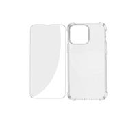 Pack Protection pour iPhone 14 Pro Max Coque Renforcée plus Verre Trempé Transparent
