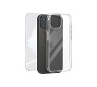 Pack Protection pour iPhone 15 Coque Souple et Verre Trempé 9H Transparent