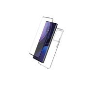 Pack Protection pour Motorola Edge 40 Coque Souple et Verre Anti-rayures 9H Transparent